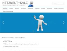 Tablet Screenshot of netzwelt-kali.de